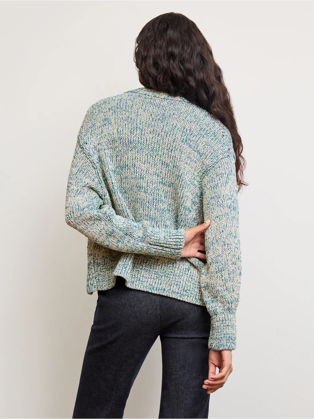 NWT MM LaFleur Dakota Easy Cardigan Boucle Multicolored - Picture 3 of 7